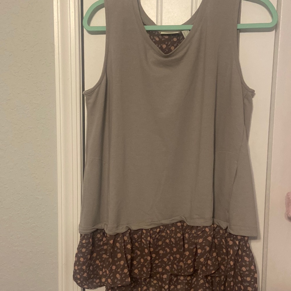 Dress and tank top combo